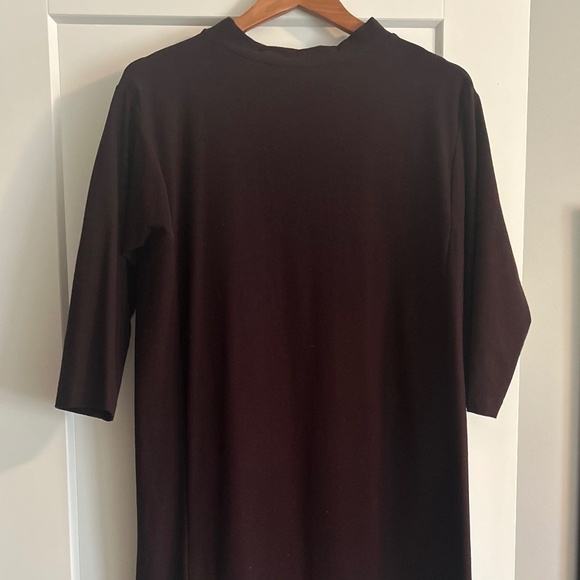 Eileen Fisher NWT Funnel Neck Dress Sz Small - Picture 3 of 4